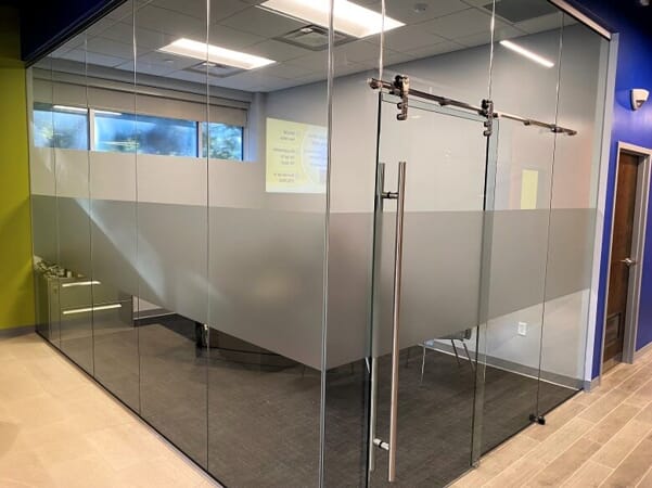 Custom Frosted Etched Vinyl